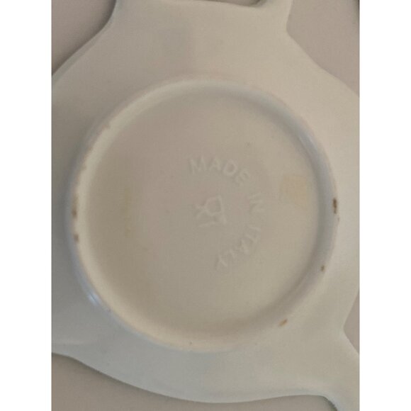 TEA BAG Holders Teapot Shape Floral RoseDesign Melamine Italy Lot of 7 - Picture 8 of 9